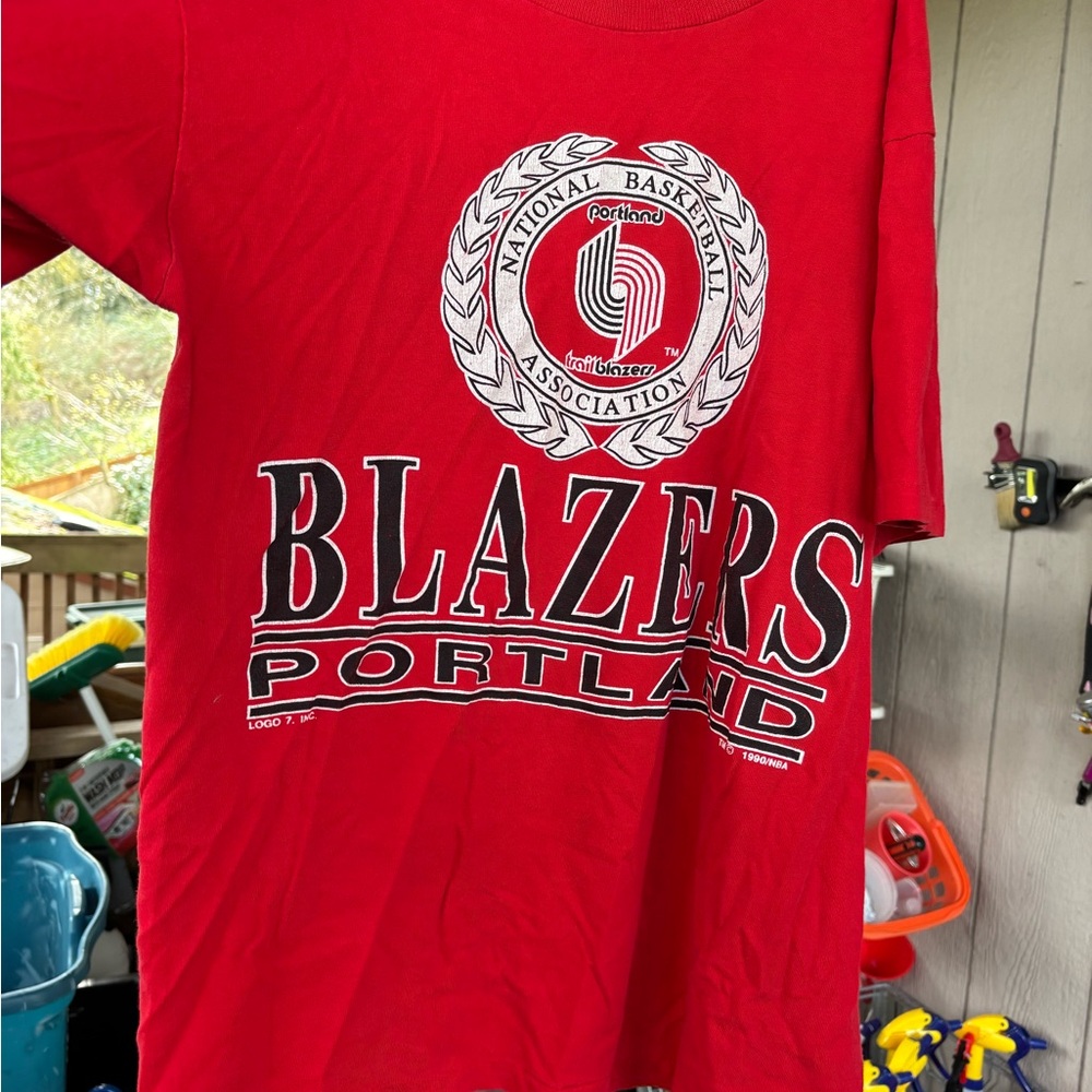 Red Portland Blazers T-Shirt